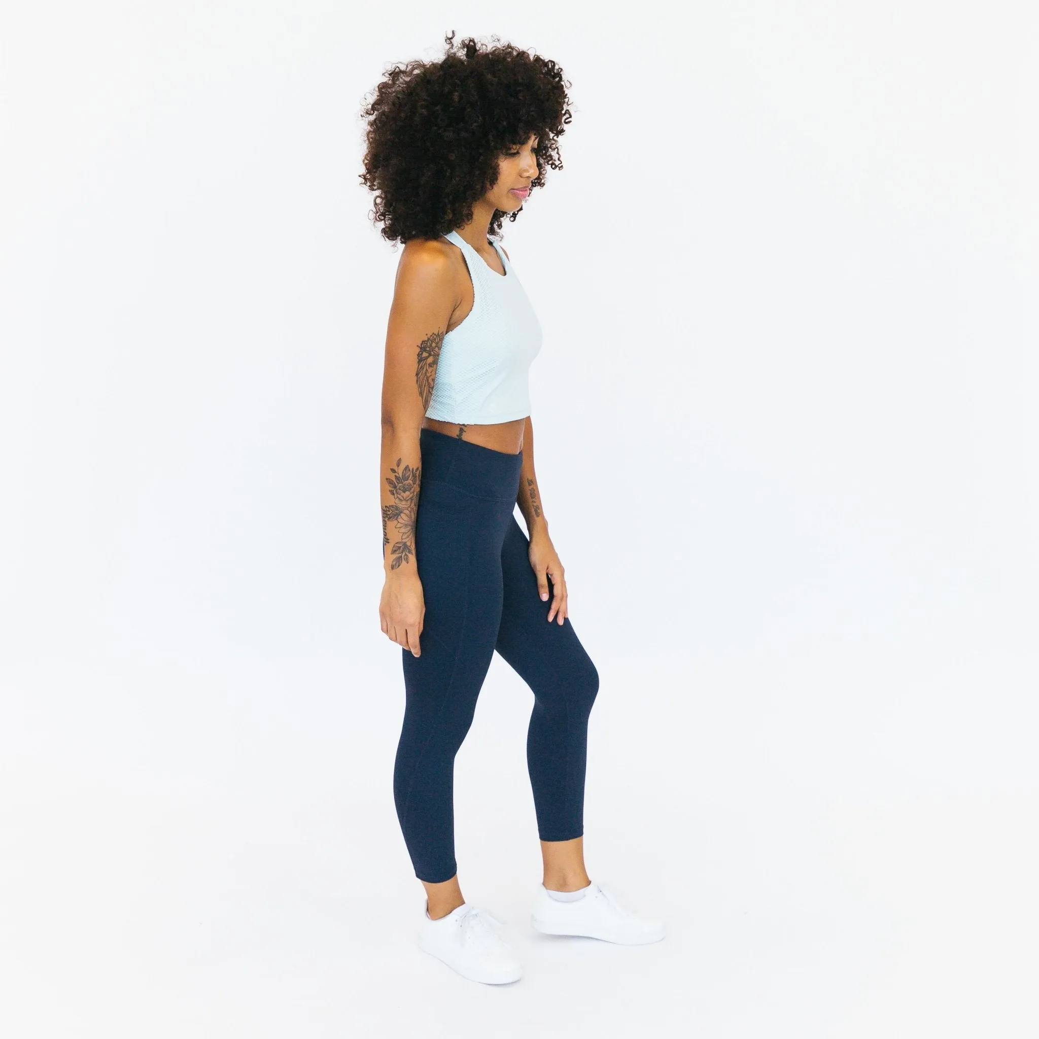 7/8 Capris - Navy