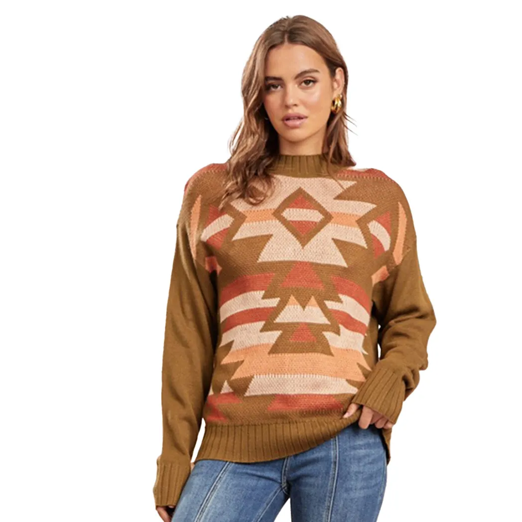 Andree Unit Women's Aztec Jacquard Sweater