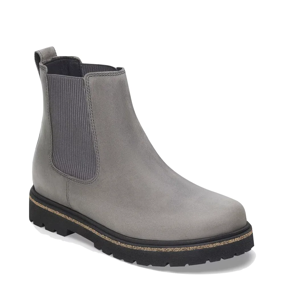 Birkenstock Women's Highwood Leather Pull On Chelsea Boot in Graphite