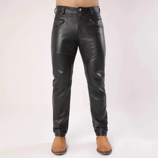 Black Sheep Leather Men's Biker Stylish Pants