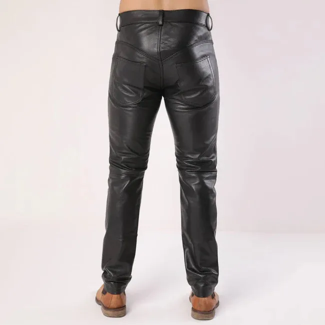 Black Sheep Leather Men's Biker Stylish Pants