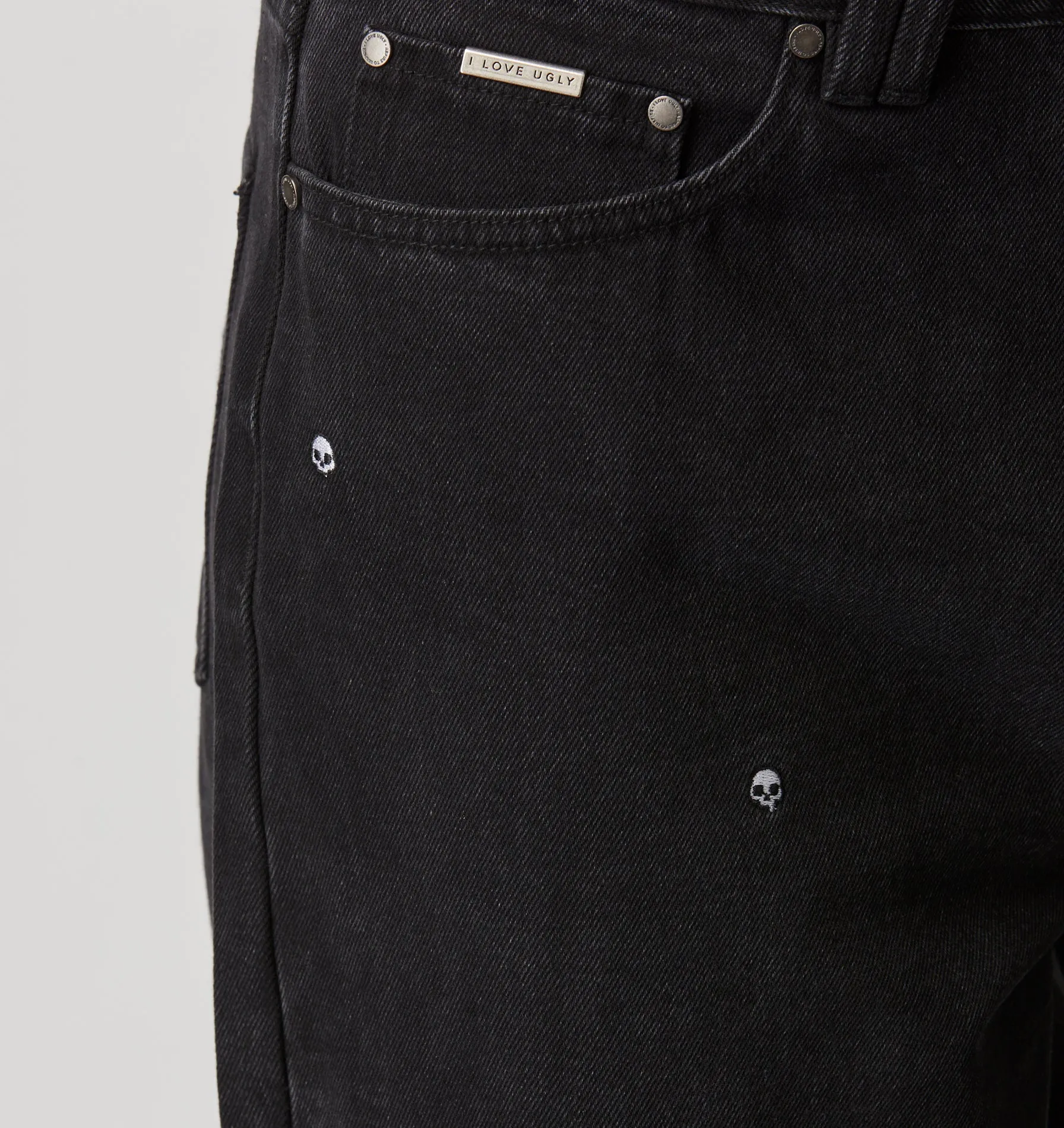 Braincase Edgar Denim - Washed Black