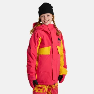 BURTON Kids' Ascutney Jacket 2025 - Azalea Pink/Goldenrod