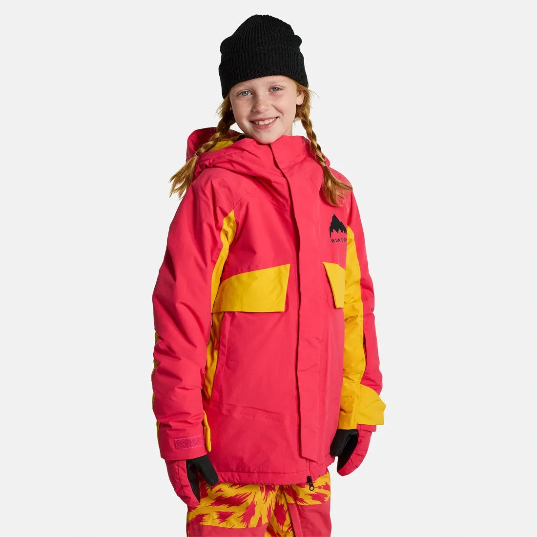 BURTON Kids' Ascutney Jacket 2025 - Azalea Pink/Goldenrod