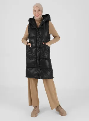 Capuson fiber filled vest - black -