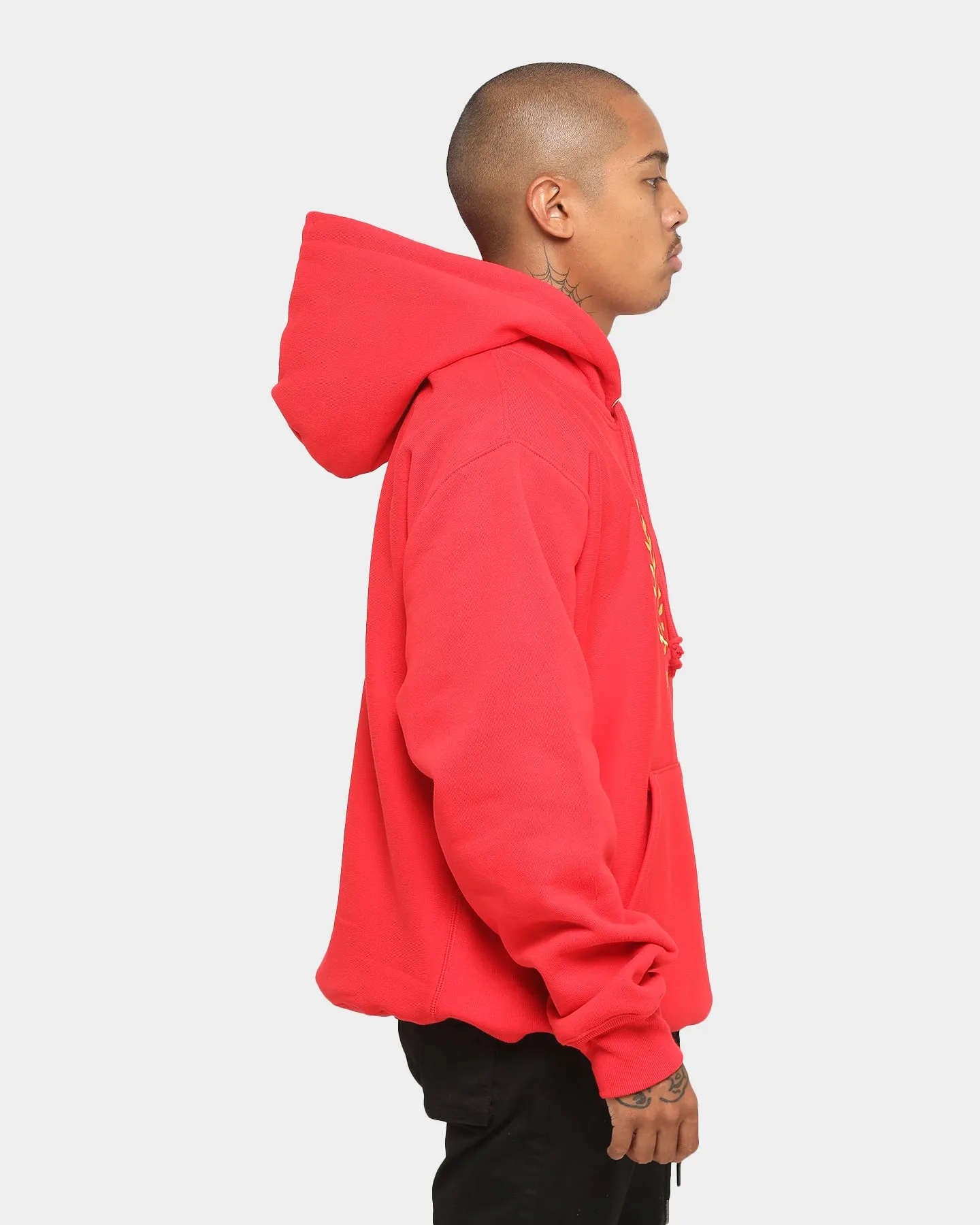 Champion Champion x Culture Kings Rev Weave Hoodie Red/Gold