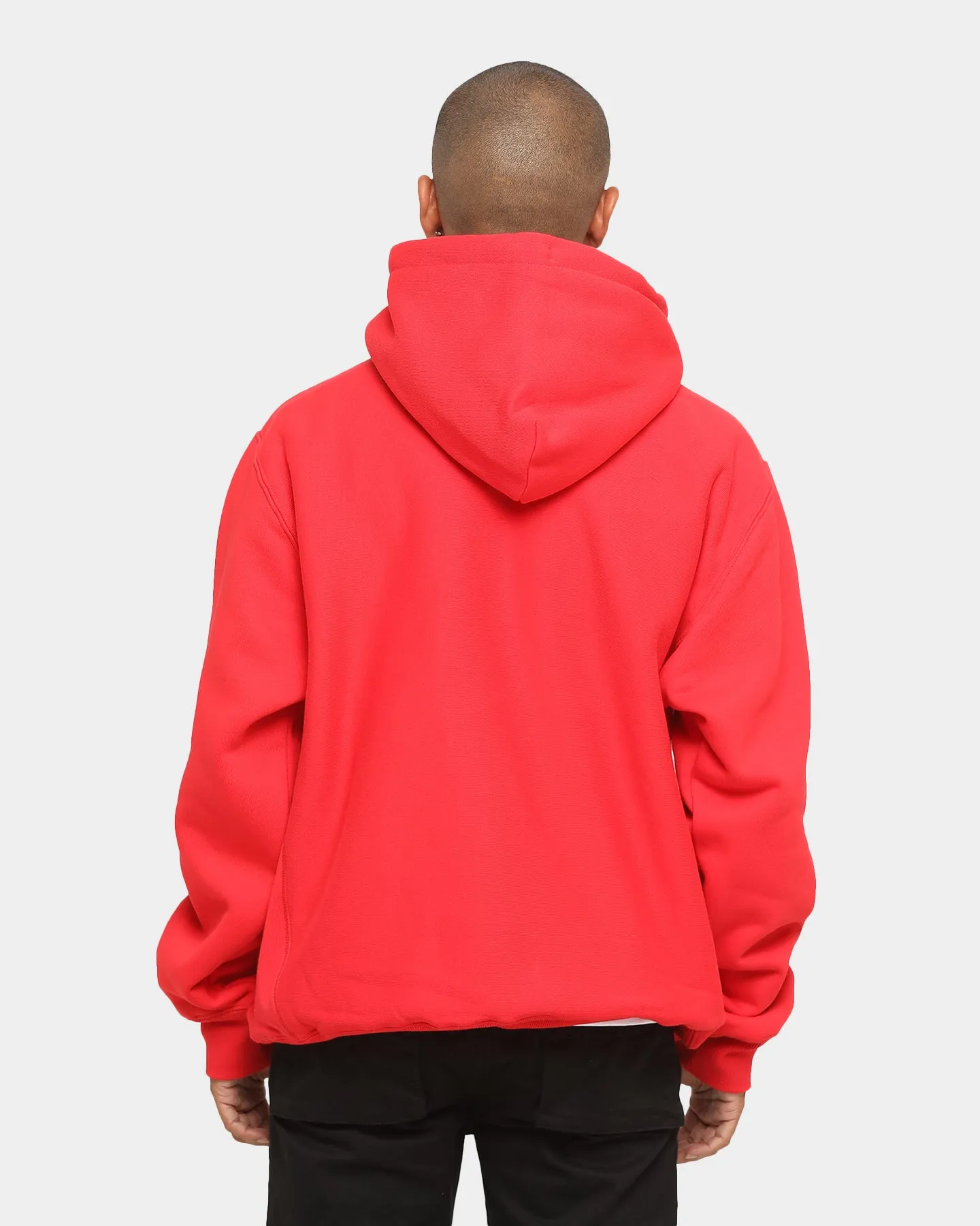 Champion Champion x Culture Kings Rev Weave Hoodie Red/Gold