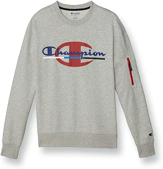 Champion Men's Explorer Logo Crewneck Sweatshirt