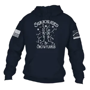 Club Exclusive - Surrounded By Snowflakes Hoodie - Navy