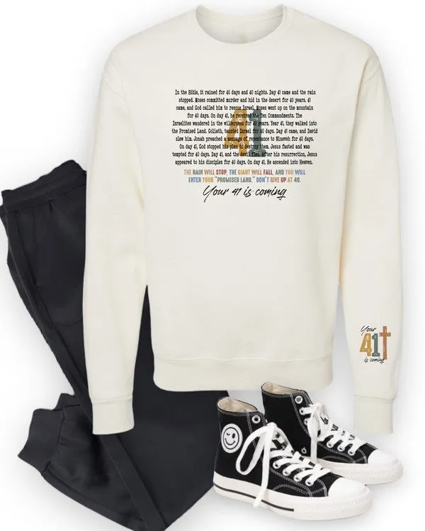 Colorful Day 41 Cozy Graphic Sweatshirt