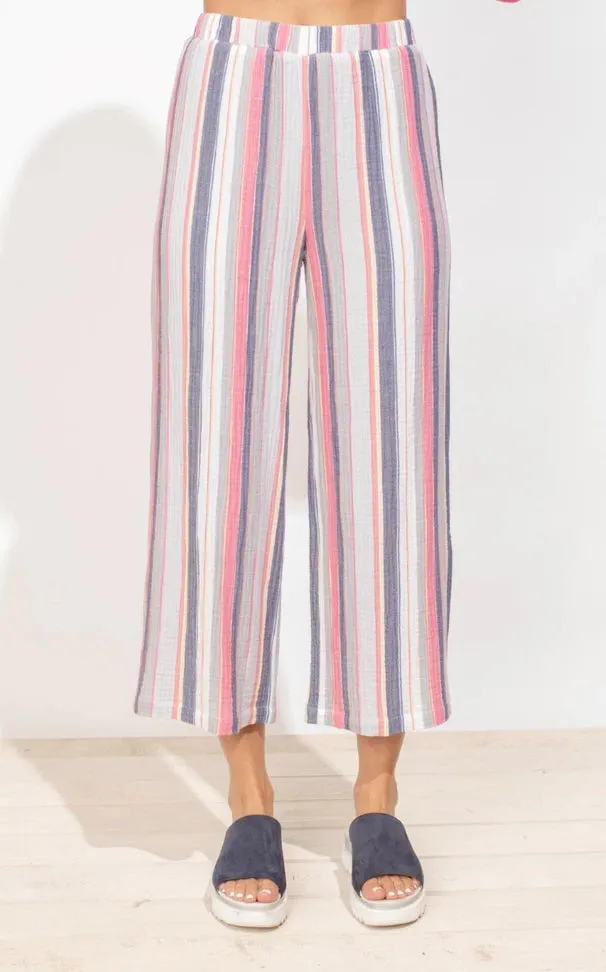 Cotton Stripe Cabana Pant by Escape