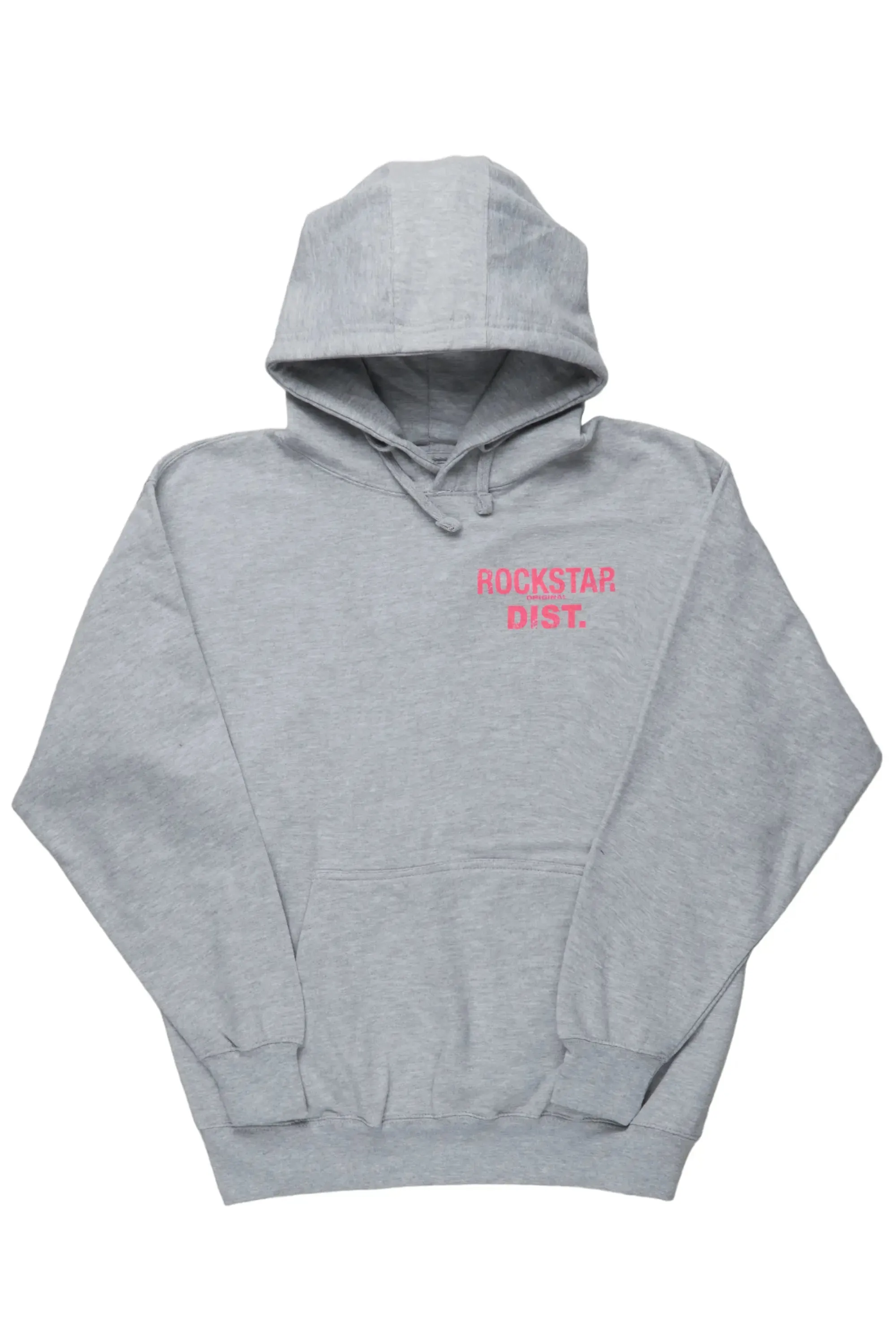 Dalasia Heather Grey Oversized Hoodie