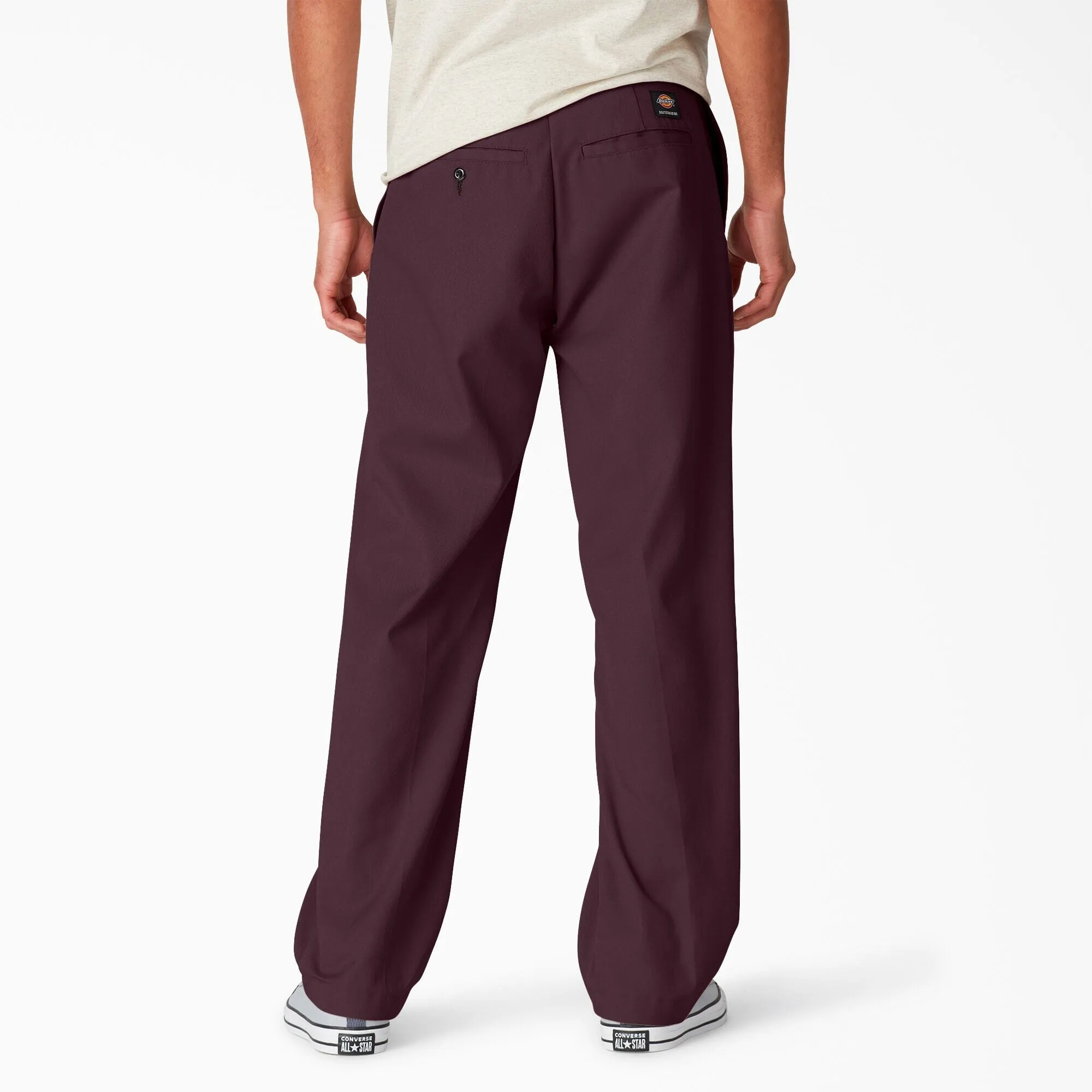 DICKIES Skateboarding Twill Pants Maroon