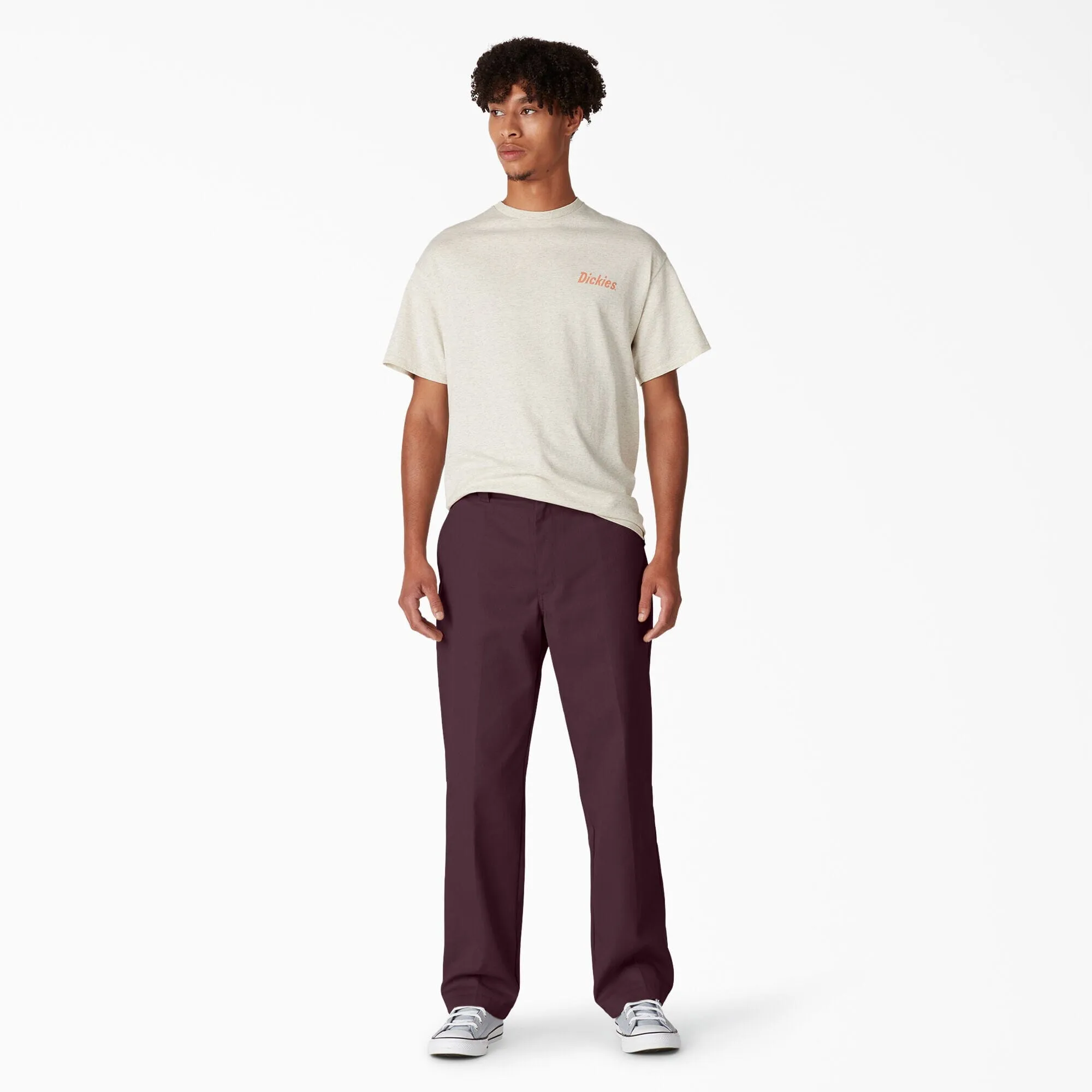 DICKIES Skateboarding Twill Pants Maroon