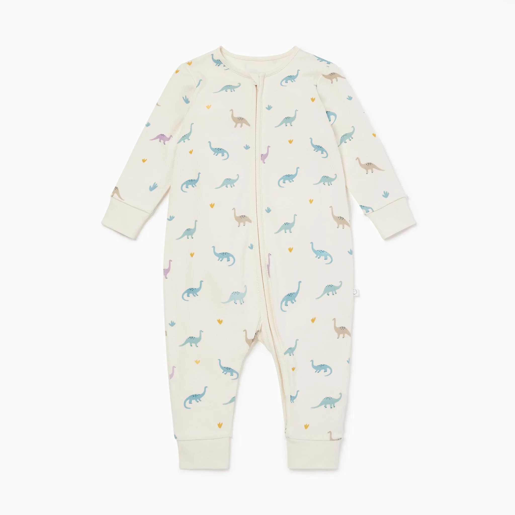 Dino Print Clever Zip Romper