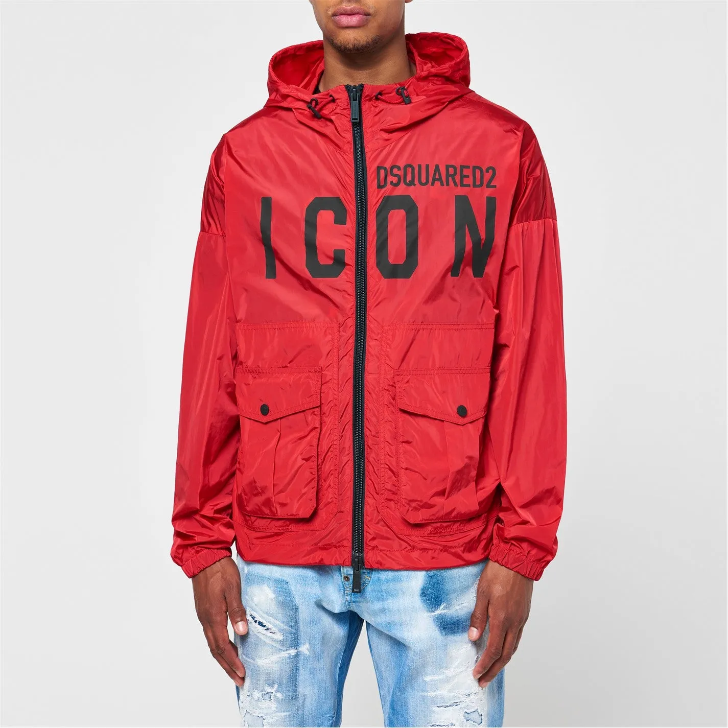 DSQUARED2 Red ICON Cargo Jacket