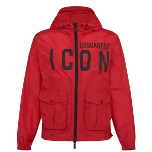 DSQUARED2 Red ICON Cargo Jacket