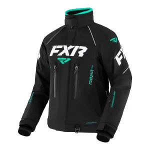 FXR Adrenaline Snowmobile Jacket Black/ Mint