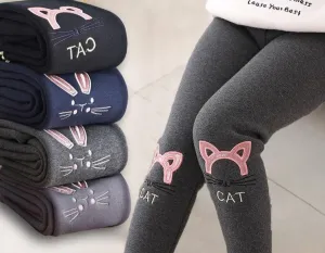 Girls Winter Meaw Leggings