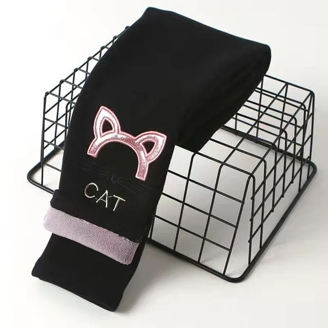 Girls Winter Meaw Leggings