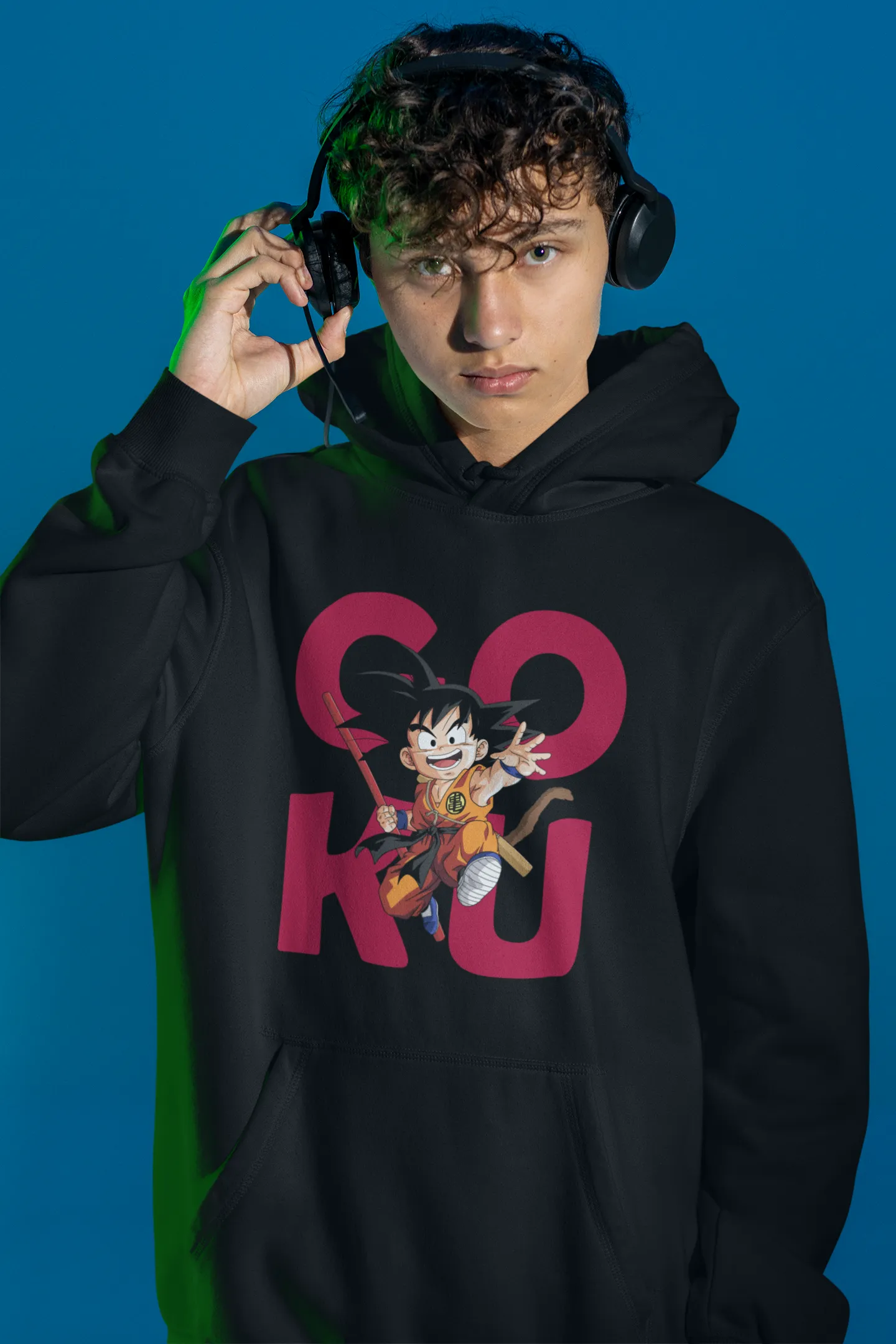 Goku- Anime: WINTER HOODIES