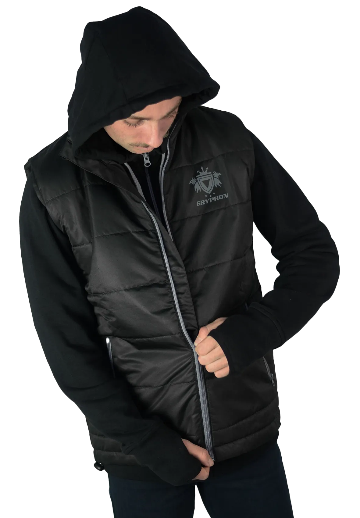 GRYPHON Mens Sleeveless Padded Jacket