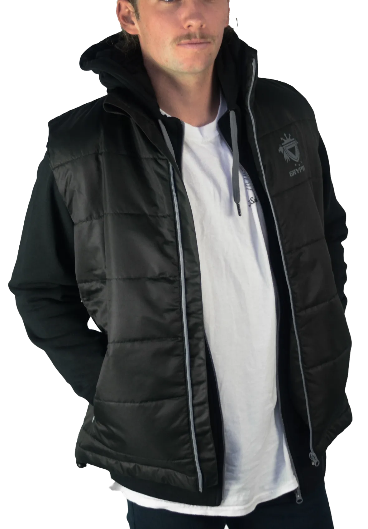 GRYPHON Mens Sleeveless Padded Jacket