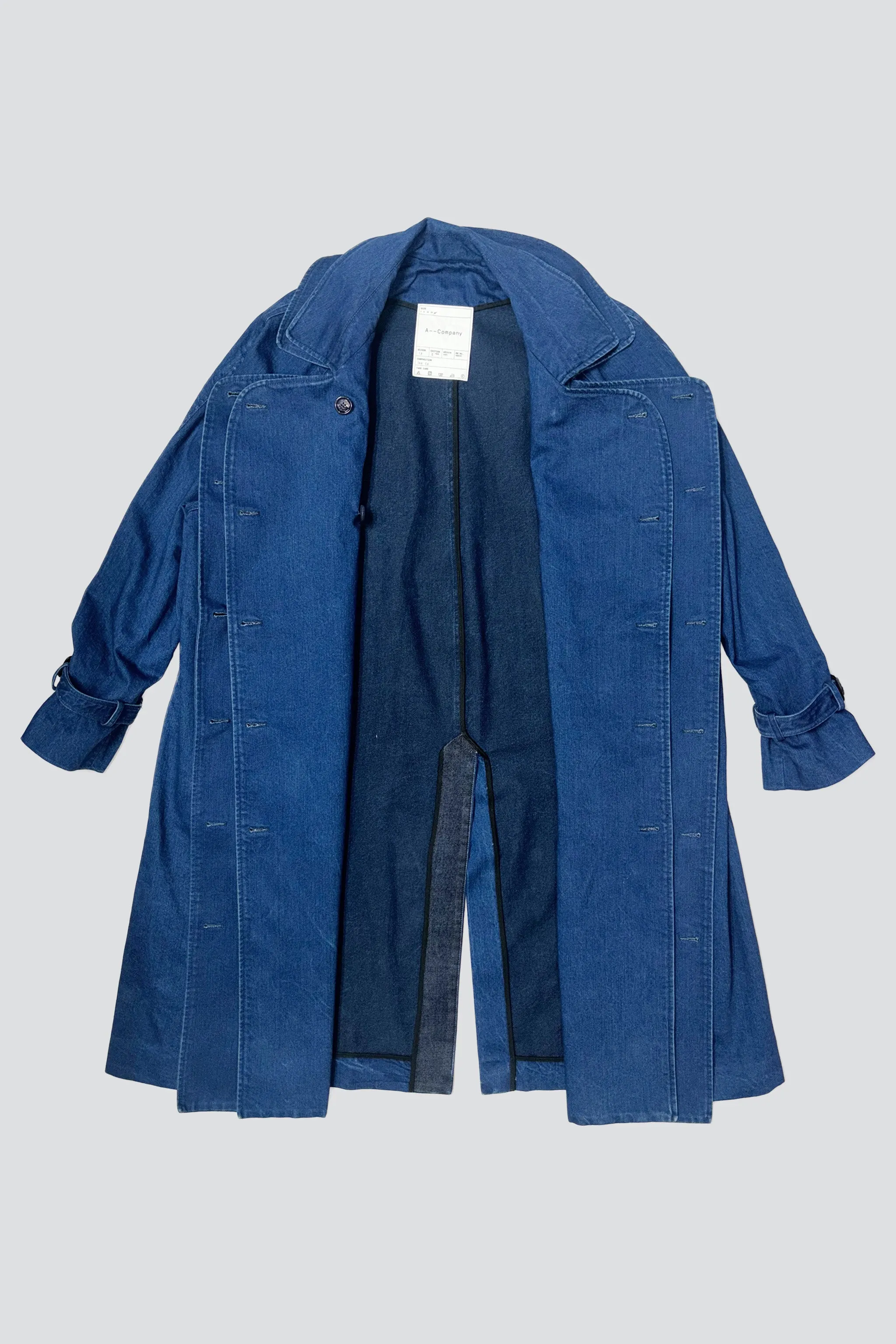 Jarman Blue Double Trenchcoat