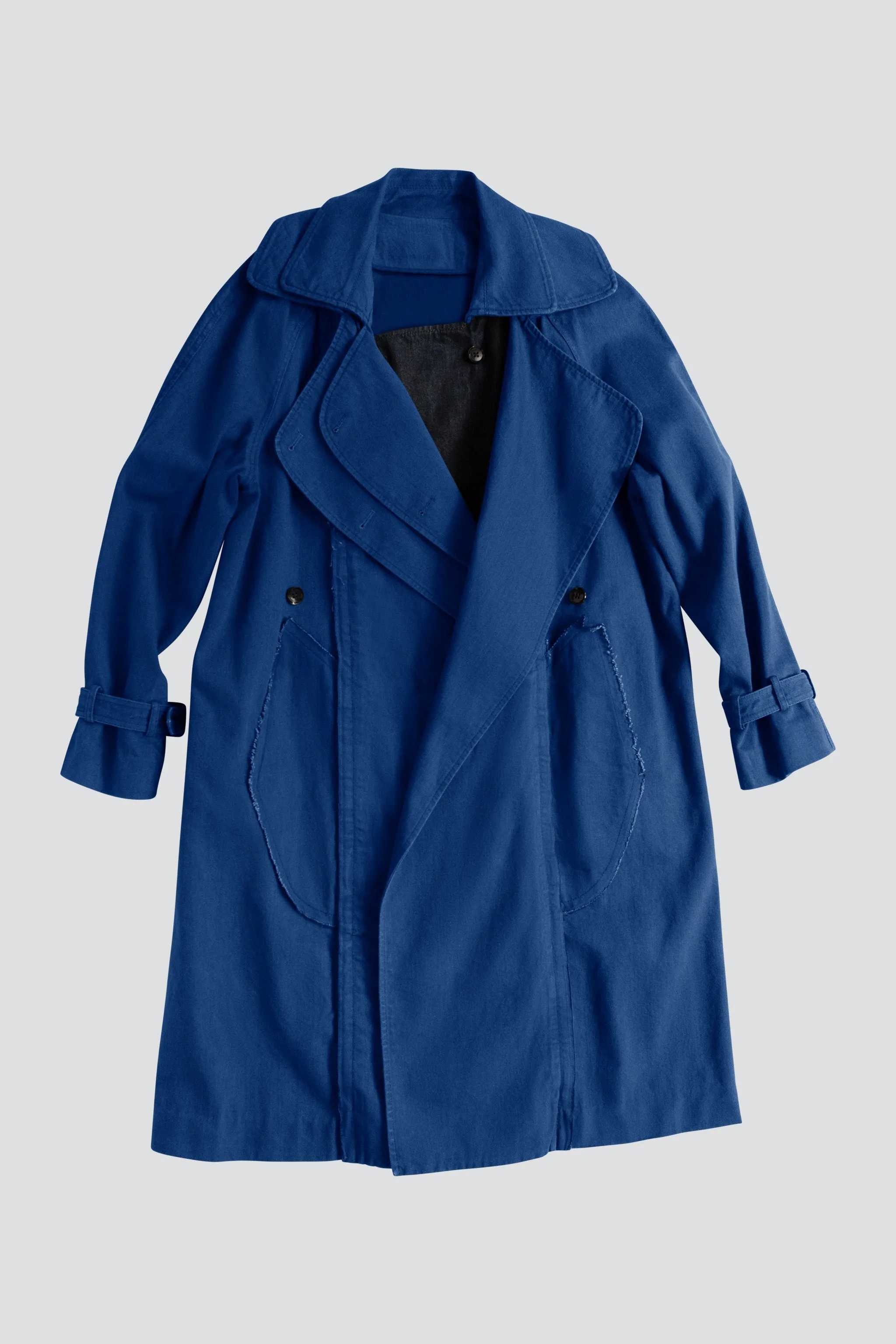 Jarman Blue Double Trenchcoat