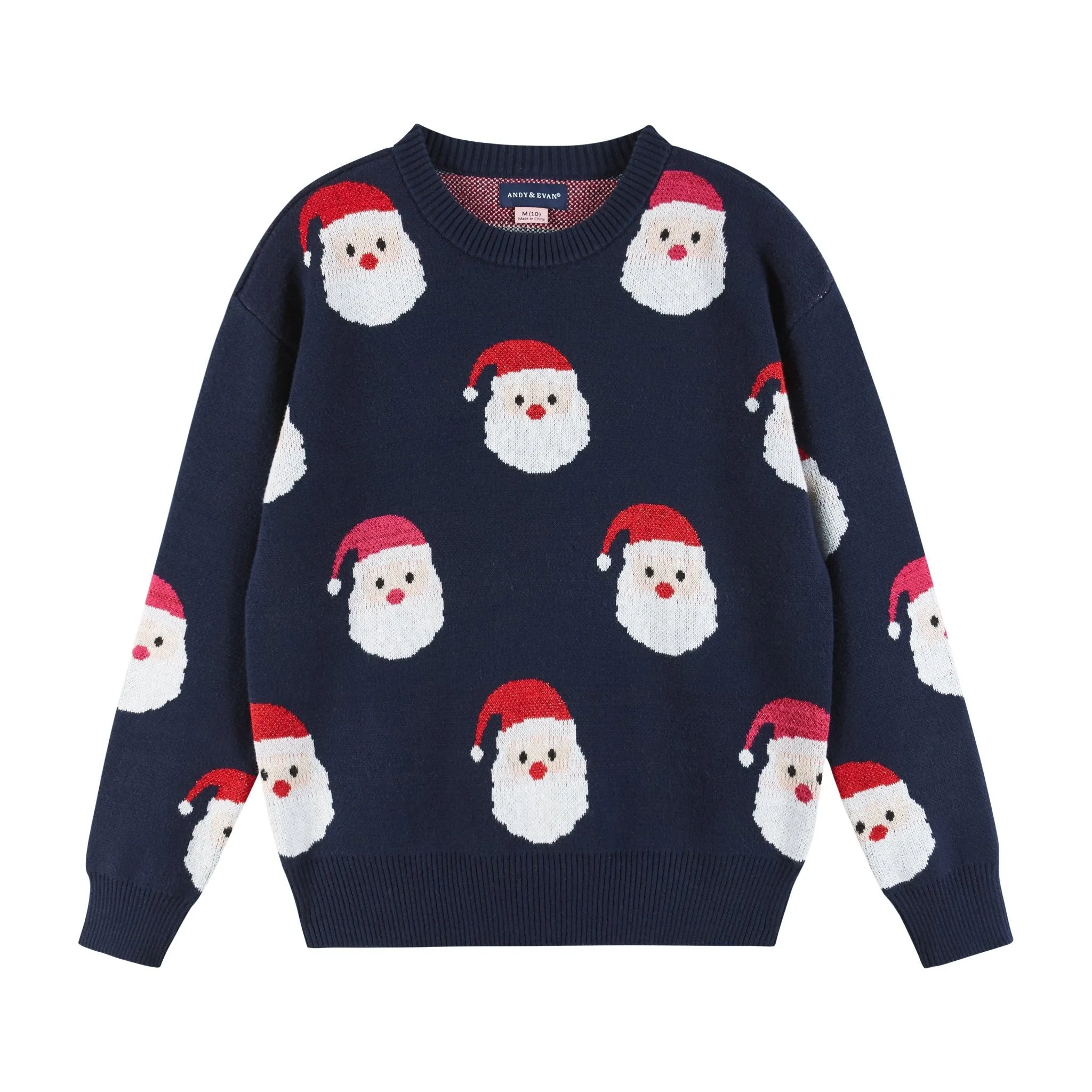 Kids (7-16) Santa Sweater | Navy