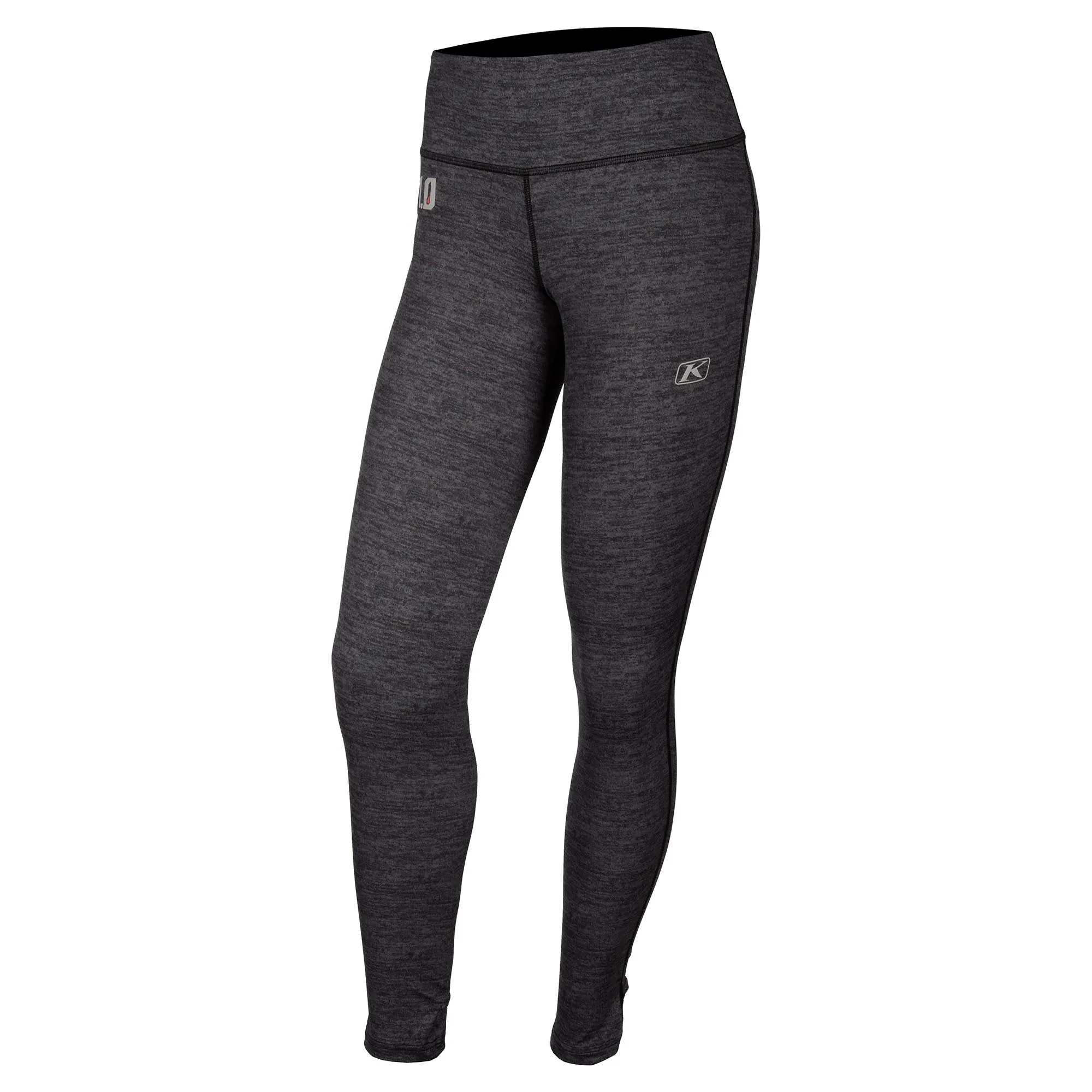 Klim  Womens Solstice Pants 3.0 Base Layer Breathable Fast-Drying Black Heather