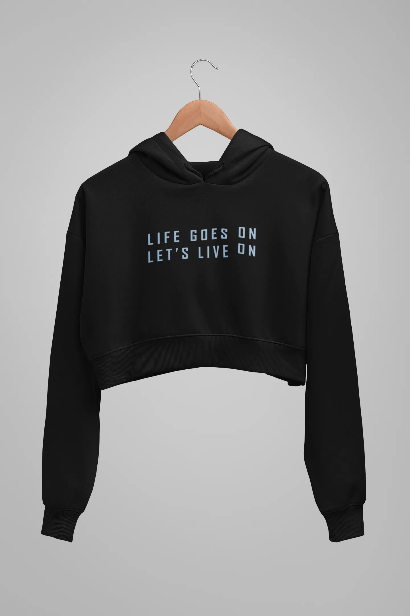 Life Goes On, Let's Live On : BTS - Winter Crop Hoodies