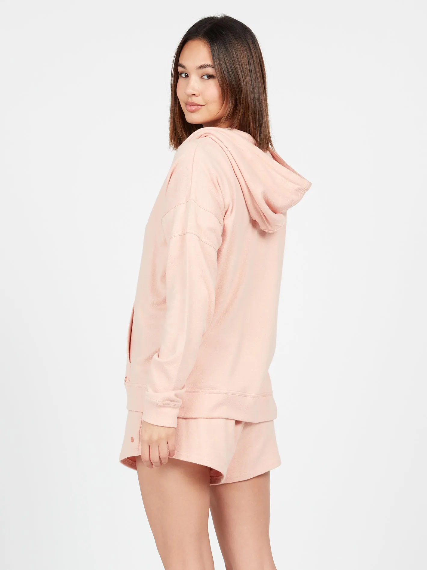 Lived In Lounge Zip Hoodie - Hazey Pink