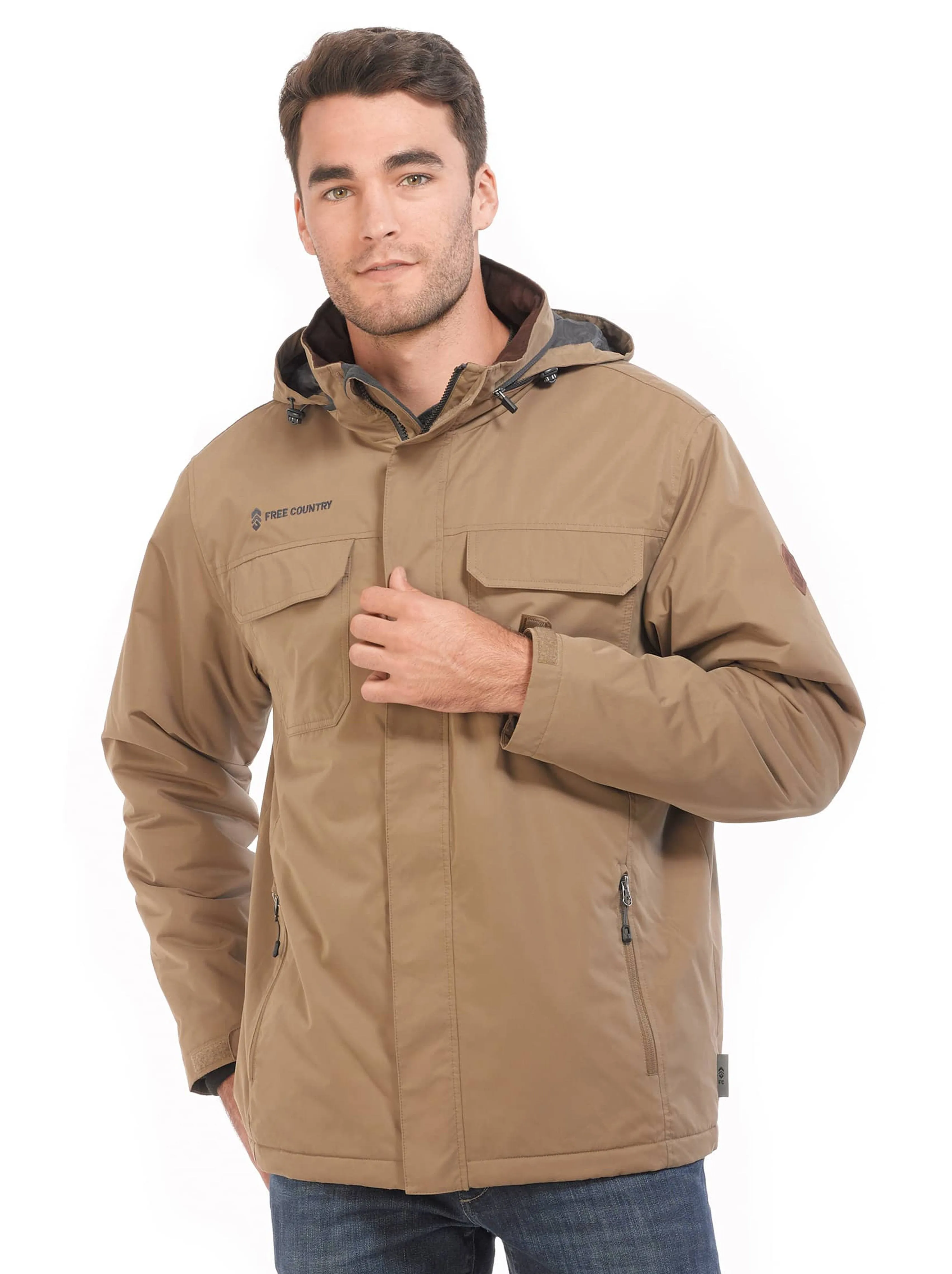 Men's Big and Tall Trail Microfiber Shirt Jacket