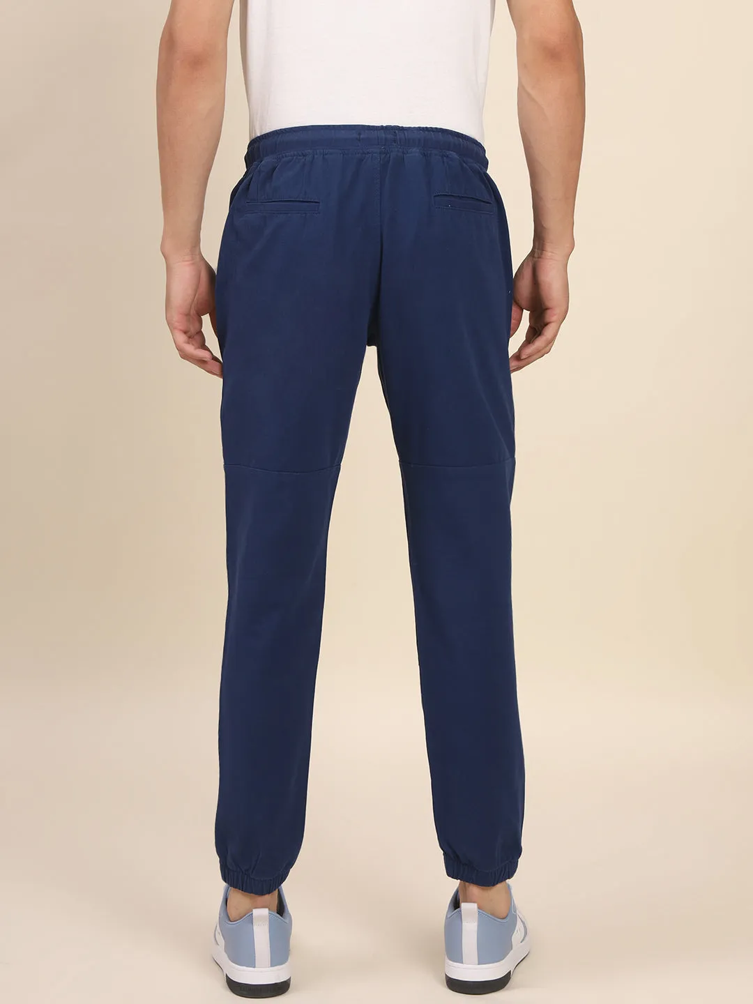 Men's Denim Blue Jogger Smart Casual Look For Season Essential