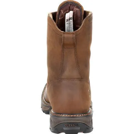 Men's  Durango Maverick XP Brown EH, WP Kiltie Lacer Steel Square Toe Boot