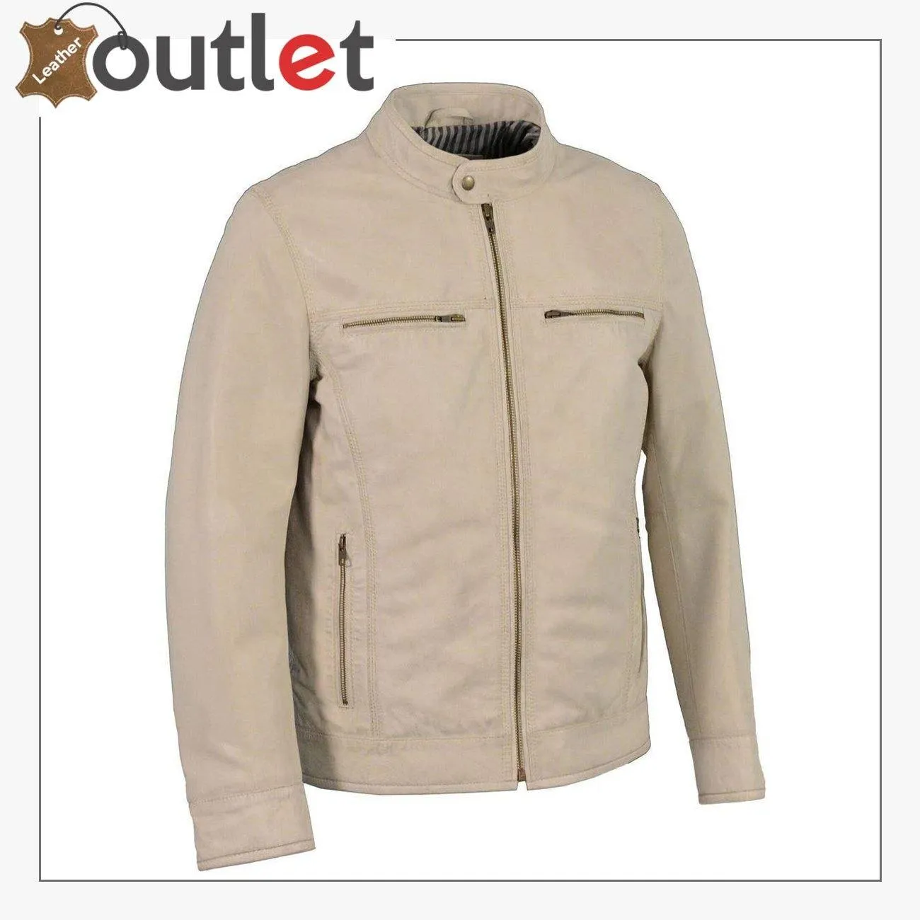 Mens Faux Leather Casual Long Jacket