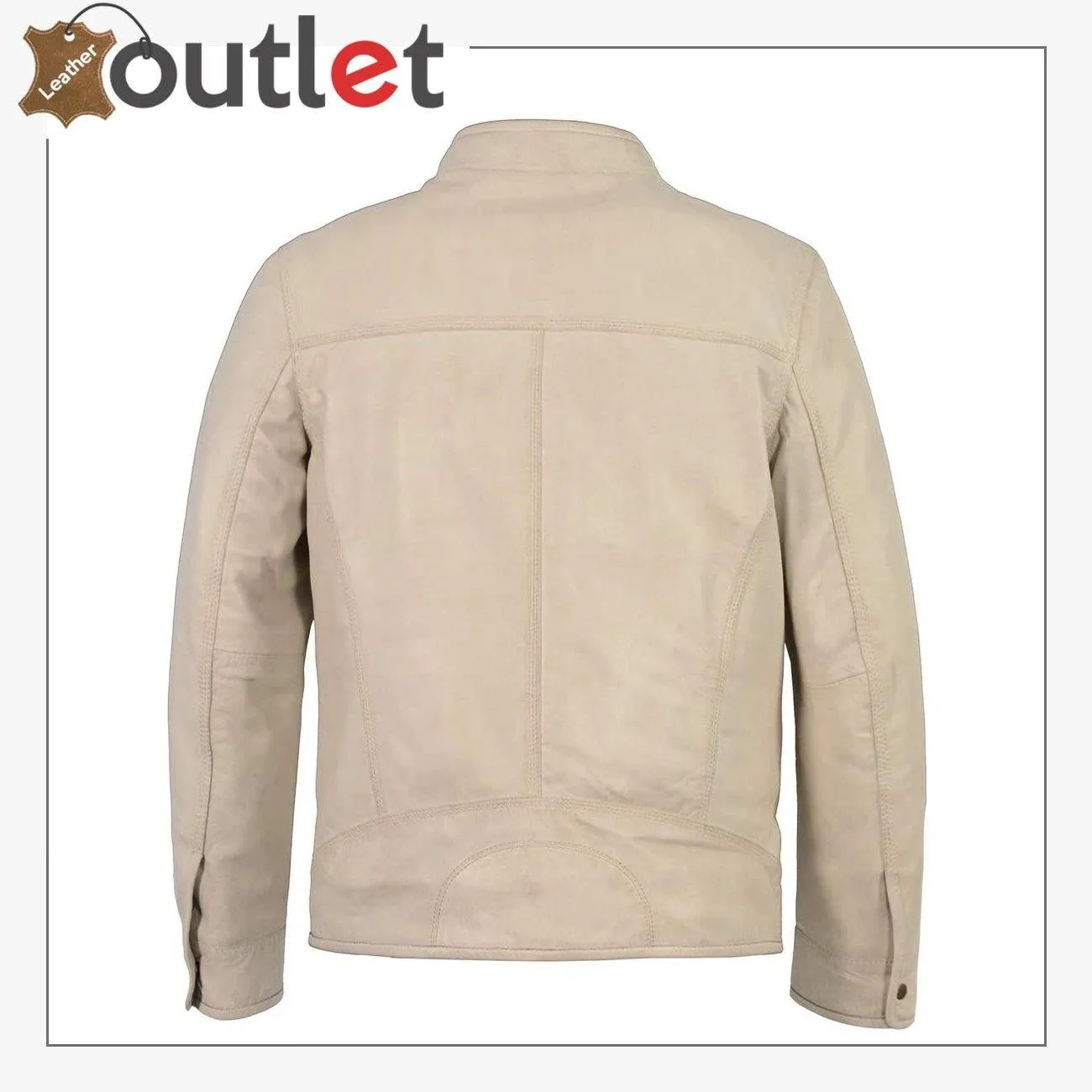 Mens Faux Leather Casual Long Jacket