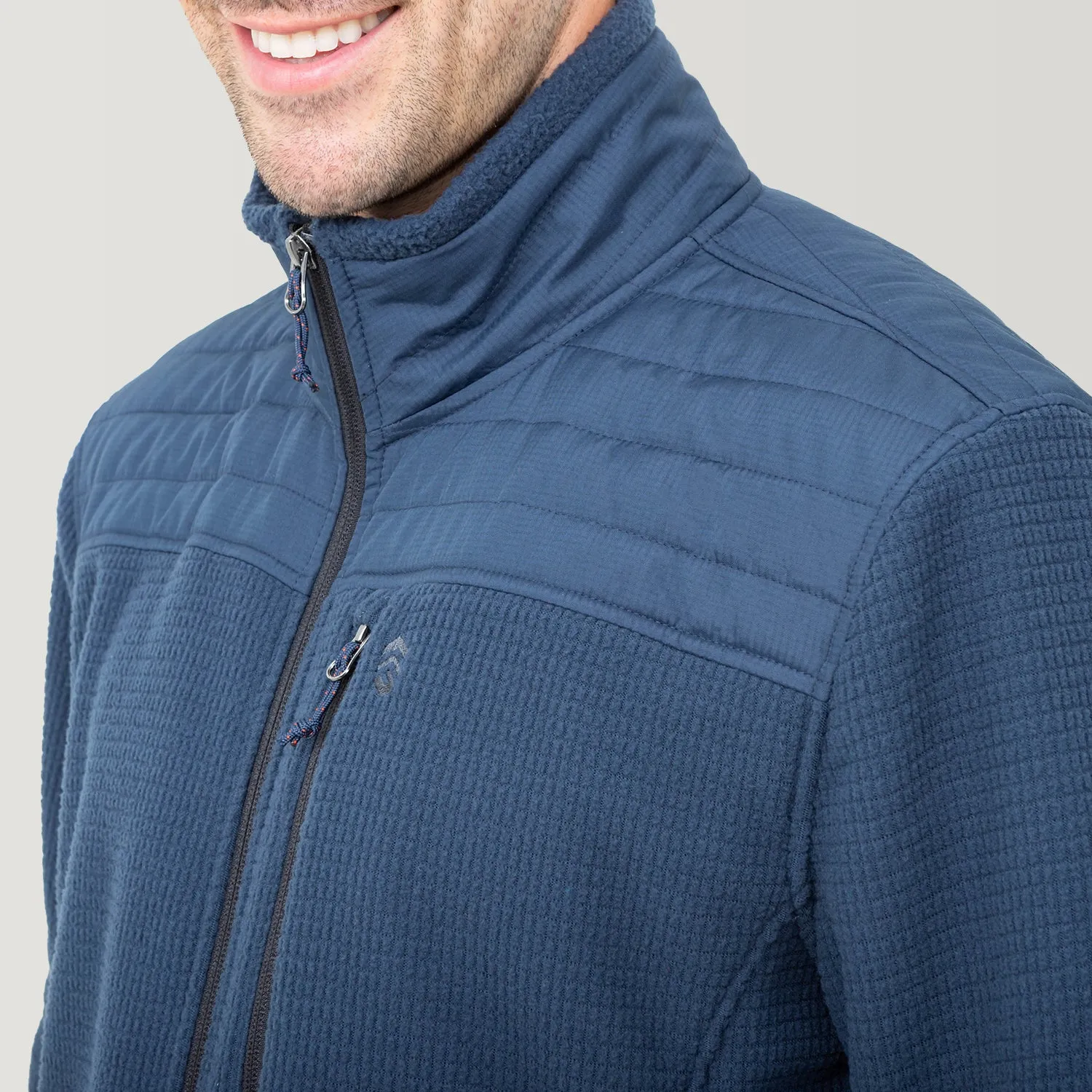 Men's Grid Fleece Chayote Jacket