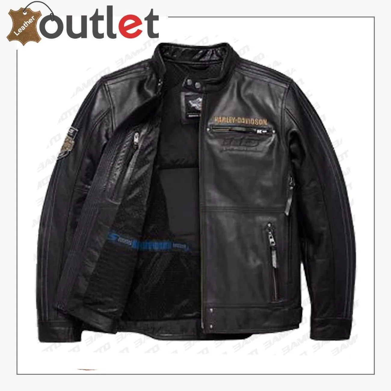 Men’s Harley Davidson Motorcycle Leather Jacket