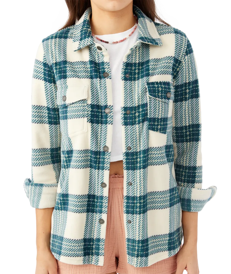 O'Neill Zuma Plaid L/S Shirt-Slate