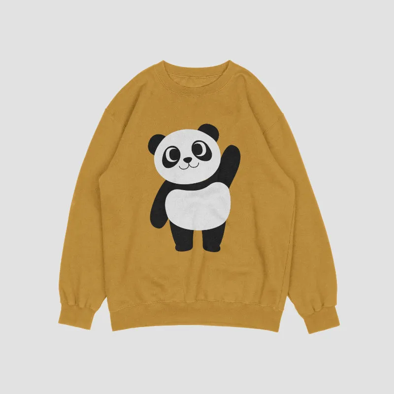 'Panda Bear' Sweatshirt for Women