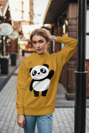 'Panda Bear' Sweatshirt for Women