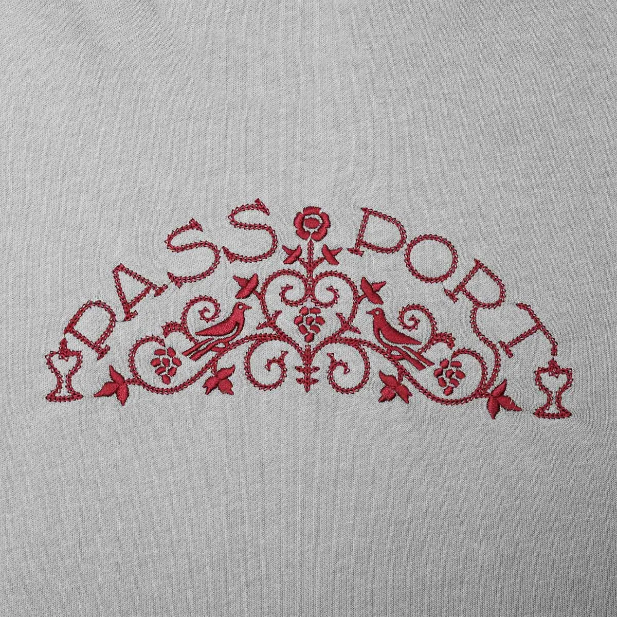 Pass~Port - Vineyard Birds Hoodie Ash