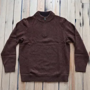 Pendleton Men's 1/4 Zip Sweater in Spiced Heather