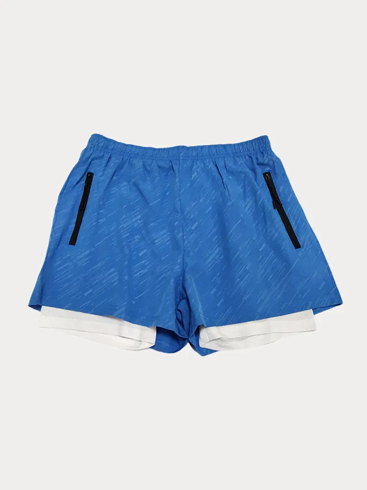 Quick-drying Double Layers Sports Beach Shorts