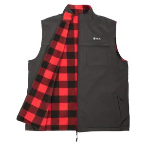 Reversible Vest | Lumberjack Red | Black PreOrder