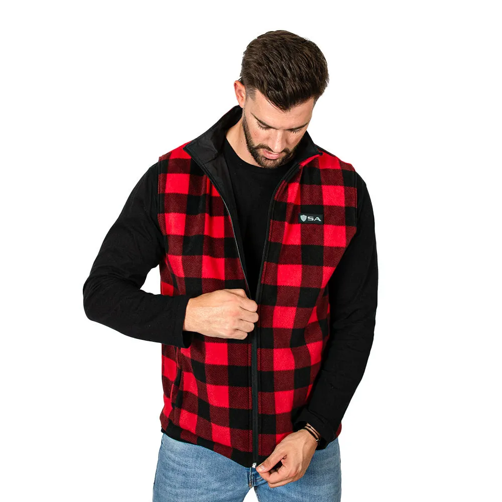 Reversible Vest | Lumberjack Red | Black PreOrder