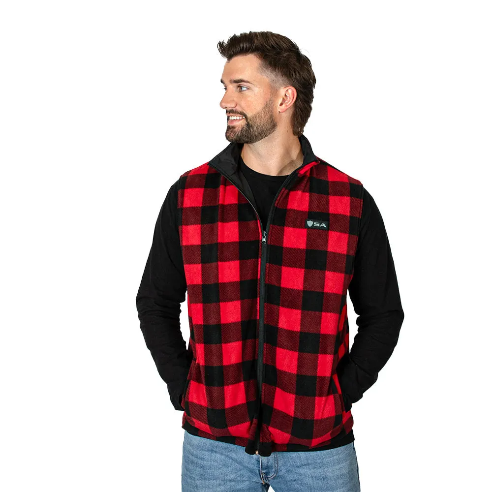 Reversible Vest | Lumberjack Red | Black PreOrder