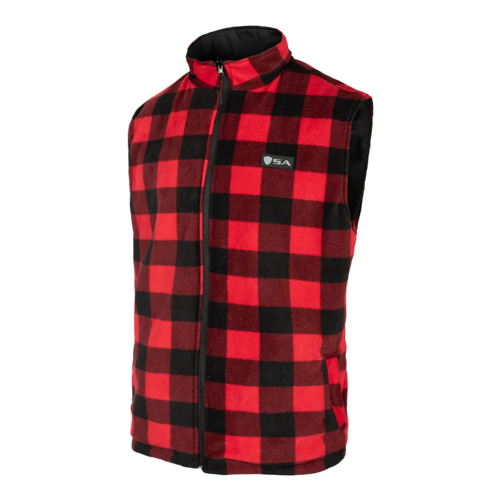 Reversible Vest | Lumberjack Red | Black PreOrder